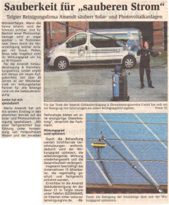 Solarreinigung NRW - Solarreinigung und Photovoltaik Reinigung sauberkeit-fuer-sauberen-strom